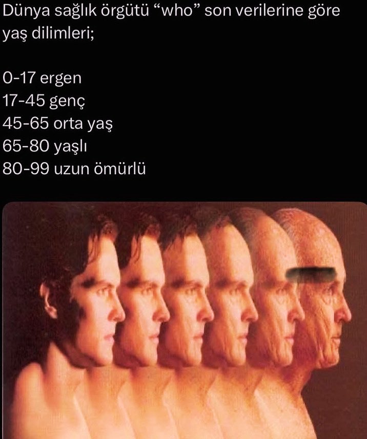 Orta yaş krizi giderek büyüyor. Artık 64 yaşında olmak orta yaşlı sayılıyor.