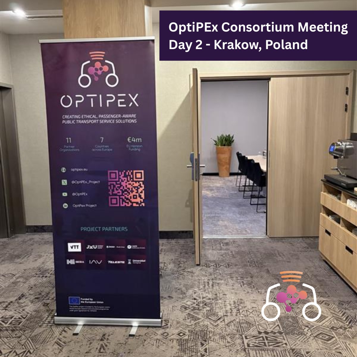 OptiPEx_Project's tweet image. And we’re back!

Day 2 of the OptiPEx Consortium Meeting is underway in Krakow!

Today kicks off with our General Assembly. This will be followed by a hearty lunch, project progress updates, and a discussion about the next steps of the project.

More to come this afternoon!