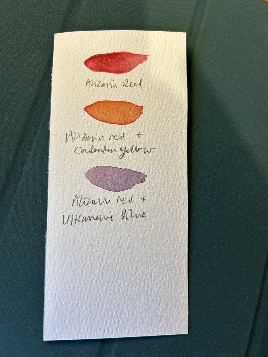 Bought some Alizarin red when I was in London on Tuesday. Exciting times!