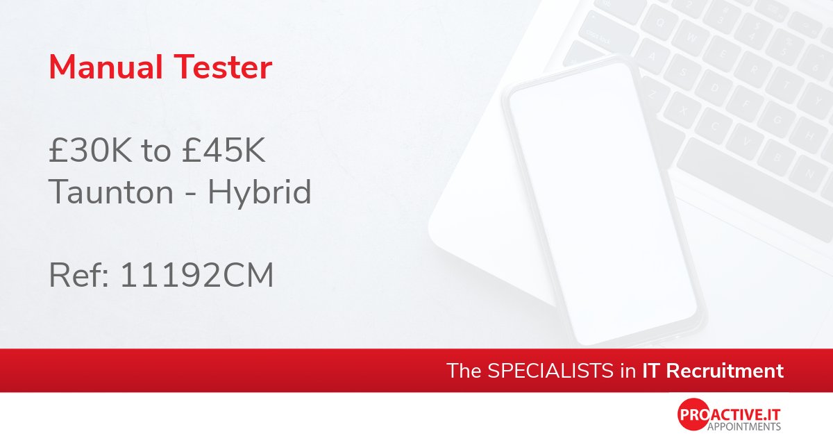 ProactiveIT_UK's tweet image. The successful applicant will be involved in the planning, design, and execution of manual testing to validate system functionality, reliability, and performance.
proactive.it/job/manual-tes…
#AzureDevOps #API #ISTQB