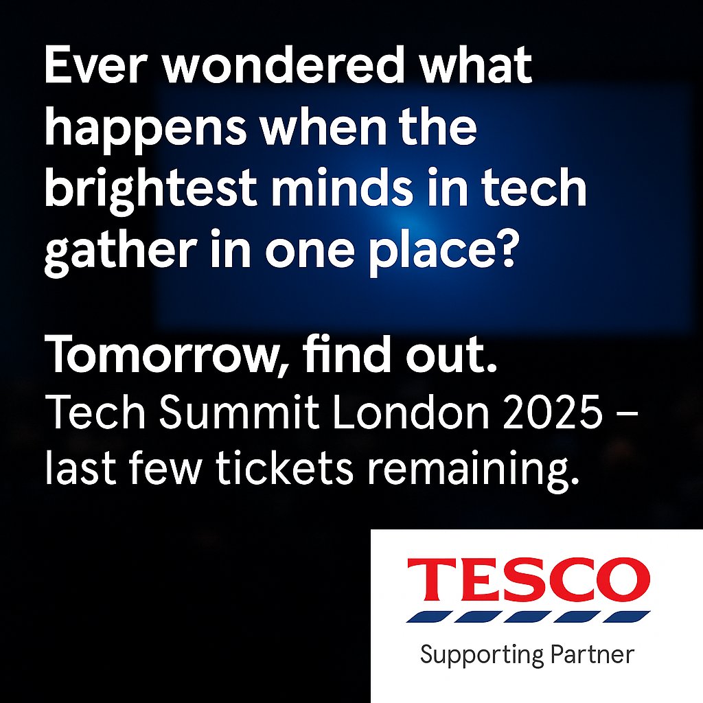 _TechSummit_'s tweet photo. Ever wondered what happens when the brightest minds in tech gather in one place?

Tomorrow, find out. Tech Summit London 2025 – last few tickets remaining.

🎟 https://t.co/FGSDO4In2I 

#TechSummitLondon #TechLeaders #LondonTech #TechSummit https://t.co/zlMPoZq7kp