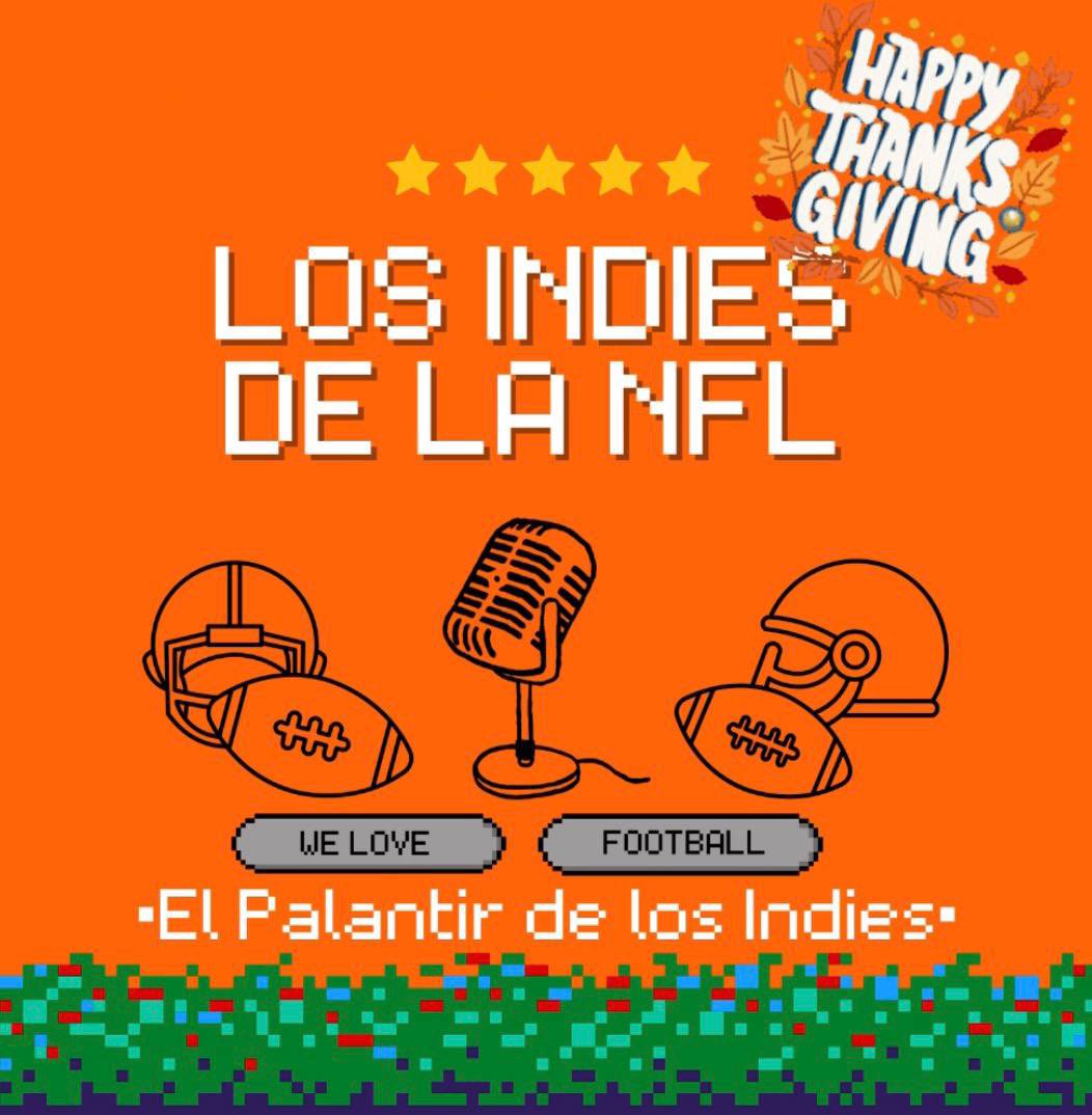 🚨🔮🏈 La previa de Thanksgiving y Black Friday en 'El Palantir de los Indies' con <a href="/santoscr76/">Santos</a>, <a href="/jucort365/">Pablo Lopez</a> y <a href="/CarlitosAyuso/">Carlos Ayuso</a> 

¿Cuál es vuestro partido favorito de estos días tan especiales?

🟢 open.spotify.com/episode/5rouVg…
🟠 go.ivoox.com/rf/163351884
🟣 podcasts.apple.com/es/podcast/los…