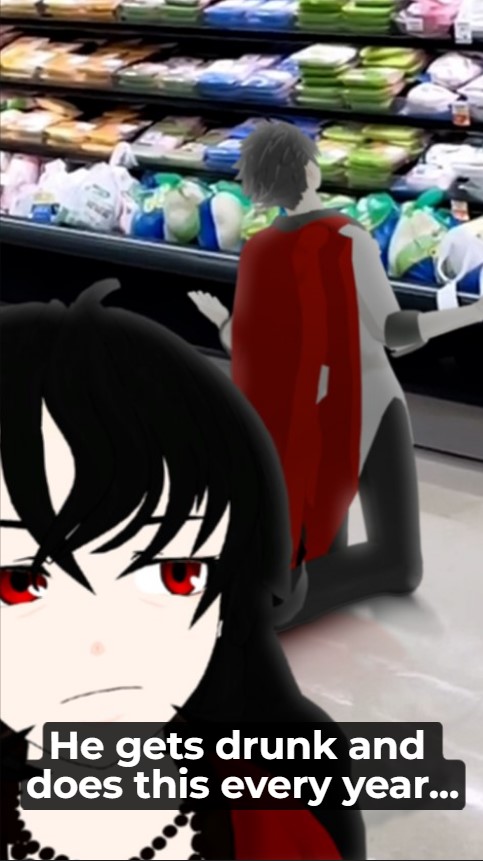 In remembrance of his fallen brethren, Qrow honors their sacrifice on this day.
#RWBY #VRChat #HappyThanksgiving