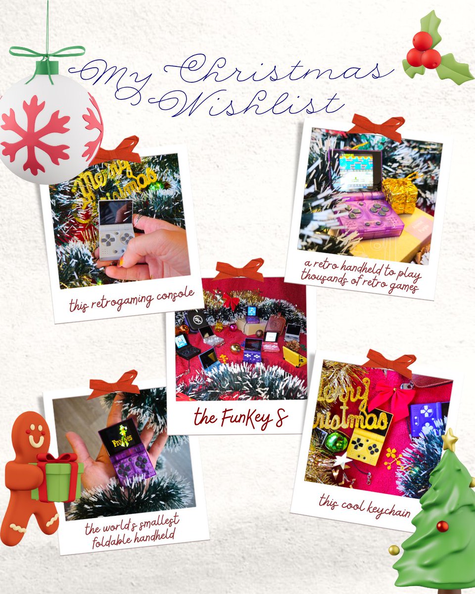 FunKeyProject's tweet image. 🎄Is the FunKey S on your #Christmas Wishlist?🎄

Don&apos;t miss out! We’ve set up two great promotions, until December 19 (4 PM, GMT+1)!  

#funkeys #funkeyproject #retrogaming #emulation