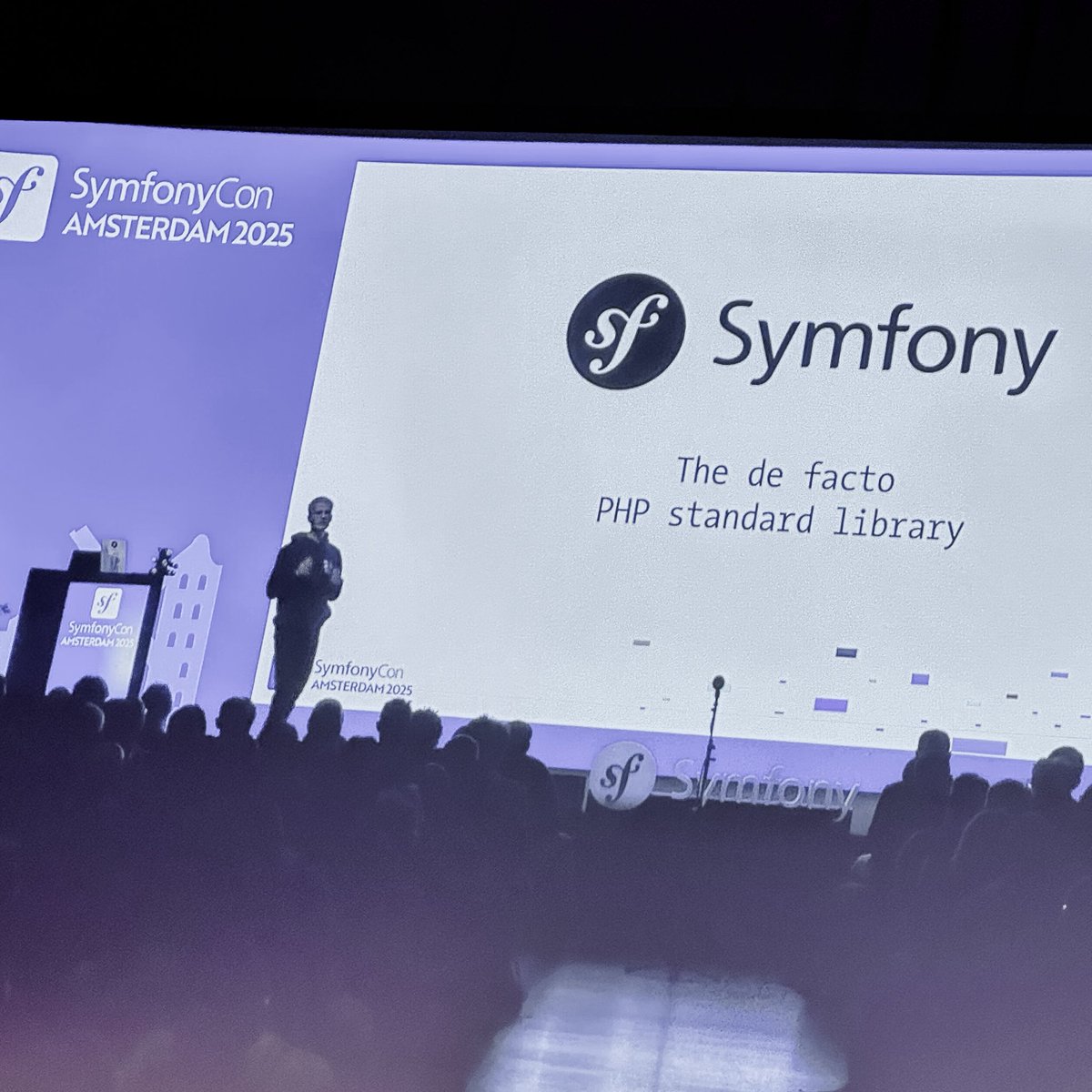 jeremyFreeAgent's tweet image. Back again in Amsterdam for #SymfonyCon but this time it’s #Symfony 8.0 ♥️