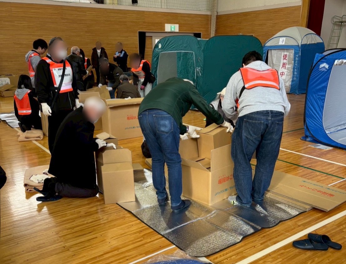 iwate_pu_from's tweet image. 地域住民の皆さまと一緒に、避難所開設時の行動をより具体的にイメージできる貴重な機会となりました！

#岩手県立大学FROM