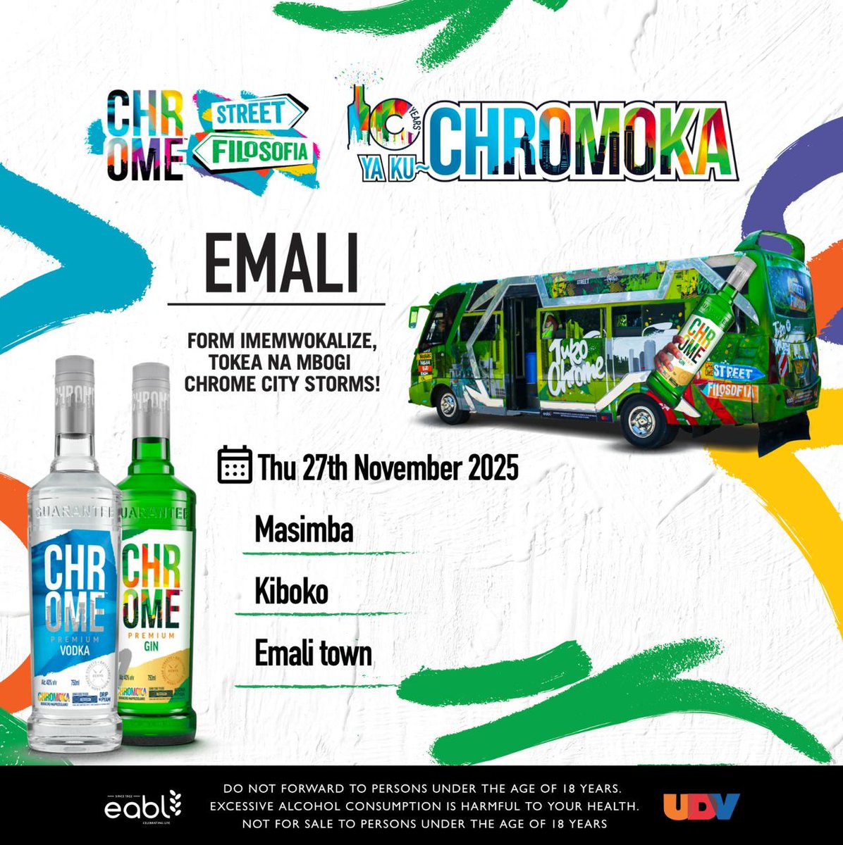 Machokajeffy's tweet photo. 🚨Wasee msilale! Chrome imeingia mtaa na mambo ni motooo!🔥
Ukinunua Chrome Gin ama Vodka, scratch label, alafu tuma code to 22110 – prizes zinamwagika kama mvua! 😭🔥
Hii ni ile kitu usiskie rafiki yako ameshinda before you!
Cheza kama wewe! 😎💯
27TH NOV #MASIMBA
#Chromoka https://t.co/nLbd7gJvyW