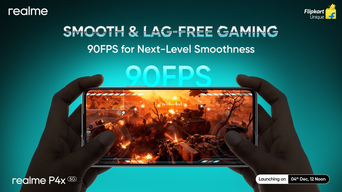 realmeIndia's tweet image. Powered by the MediaTek Dimensity 7400 Ultra, the #realmeP4x delivers smooth gameplay with sharp frames, steady performance and consistent power!

Know more:
tinyurl.com/y45em2jh
tinyurl.com/bdd8vzzb

#Fastest7000mAhPioneer