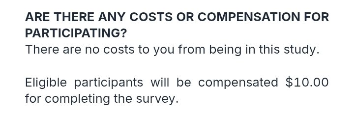 🆕 New Survey Alert! (50 Spots Only)

📝 Type: online survey

💰 Pay: $10 gift card 

🌎 Country: US

🔗 Link: I’ll send it ONLY to the first 50 people who like, repost, comment 'INTERESTED'