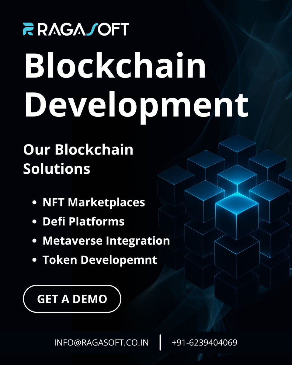 ragasoft's tweet image. Stop coding for yesterday. RagaSoft builds the future of Web3 now! 🚀 Our solutions: NFT Marketplaces, DeFi Platforms, Metaverse Integration, &amp;amp; Token Development. 

Get a demo and let&apos;s go!

#Blockchain #Web3 #NFTs #DeFi #Metaverse #RagaSoft