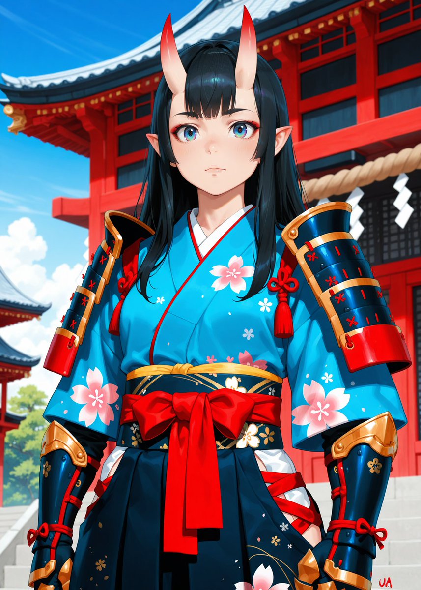 Popo530A99665's tweet image. 鬼娘
#StableDiffusion
#AIart