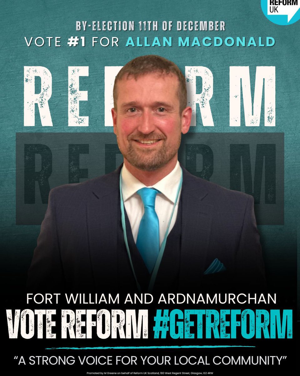 Thursday the 11th of December Vote #1 🗳️ for Allan MacDonald ⬇️