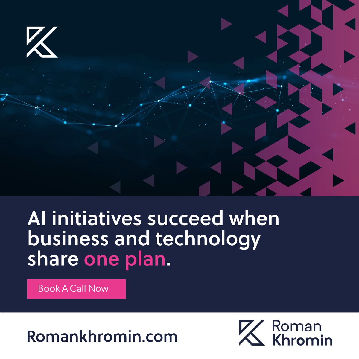 romankhromin's tweet image. AI initiatives succeed when business and technology share one plan. 🤝 

Create alignment that turns pilots into scaled impact.

Visit now: romankhromin.com

#AIScale #AIExecution #CxOEnablement #TransformationSupport #BusinessImpact