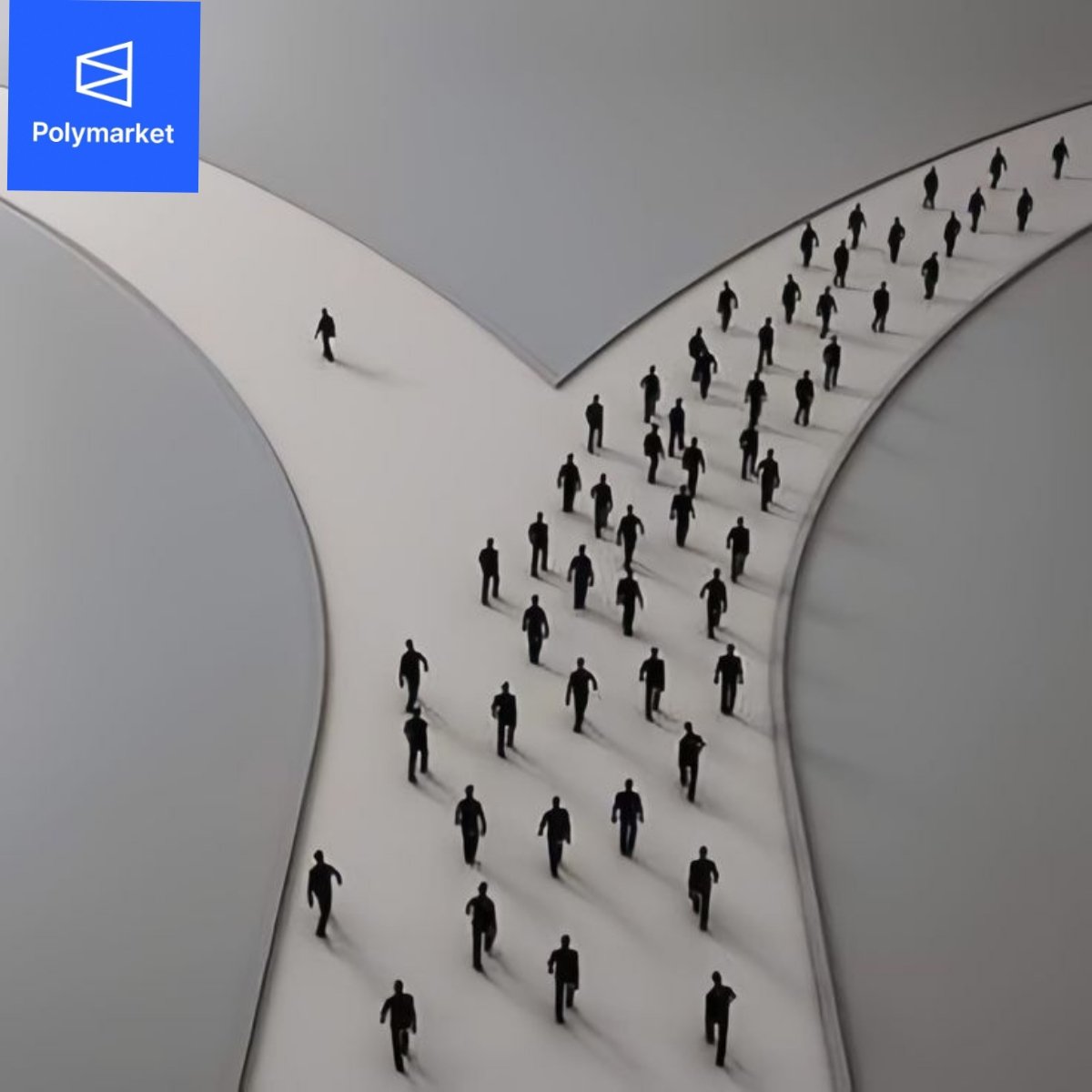 bitdevhunter's tweet image. 99% vs 1%. Polymarket doesn’t care about popularity — only probability.

@Polymarket