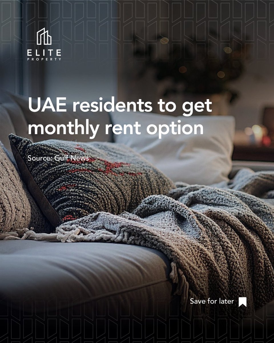 elitepropdxb's tweet image. UAE tenants may soon pay rent monthly instead of the 1–4 cheque system. A new partnership between Property Finder and Keyper aims to bring flexible payments across the UAE, a major shift for renters and agents alike.

#UAEHousing #RentingInDubai #PropTech