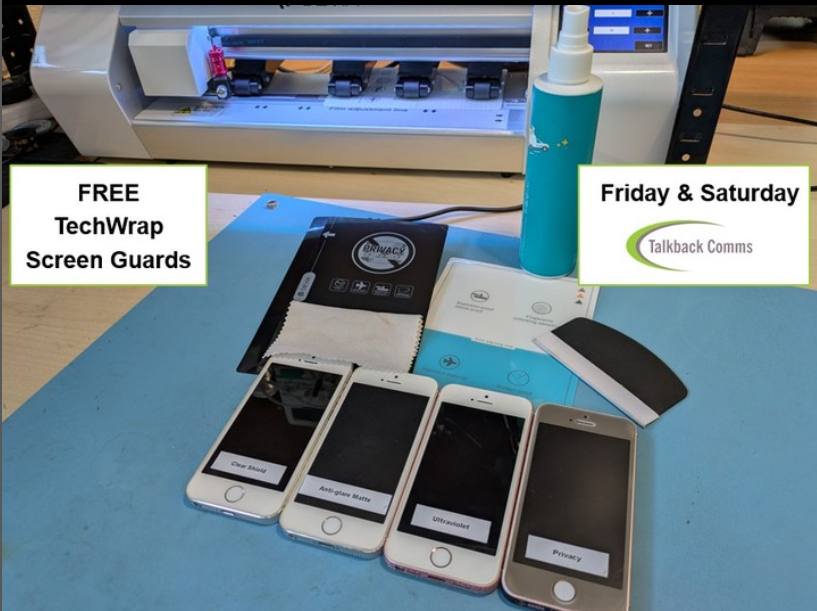 talkback_comms's tweet photo. Make Bleak Friday a little less bleak with a proper lush deal. 

This FRIDAY &amp; SATURDAY, we are offering TechWraps - that's premium quality, professionally fitted SCREEN GUARDS for any phone - for FREE! 

Choose from four fantastic flavours: https://t.co/TXkwarRxZB https://t.co/0ORjt063Ln
