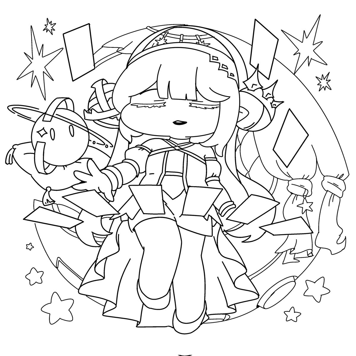 treemaan_58's tweet image. 쉬는 동안 조금씩 엘다인 모험단을
그렸습니다.
#트릭컬 #Trickcal #トリッカル