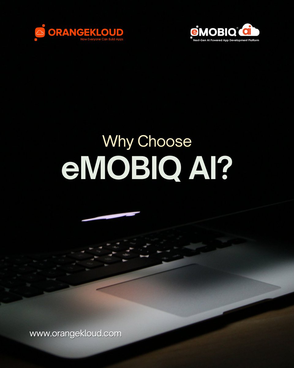 OrangekloudTech's tweet image. Use our Enterprise-trained Agentic AI to create intelligent, enterprise-grade applications, and leverage Vibe Coding to instantly turn ideas directly into clean code. Cut costs, simplify development, and deploy anywhere—all from one platform.  

#eMOBIQAI #OrangeKloud #NoCodeAI