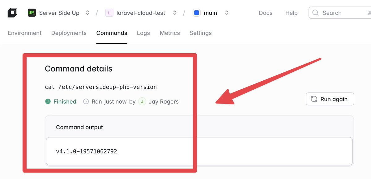 jaydrogers's tweet image. Powered by serversideup/php v4 🤩

Happy to help!

😎🤝