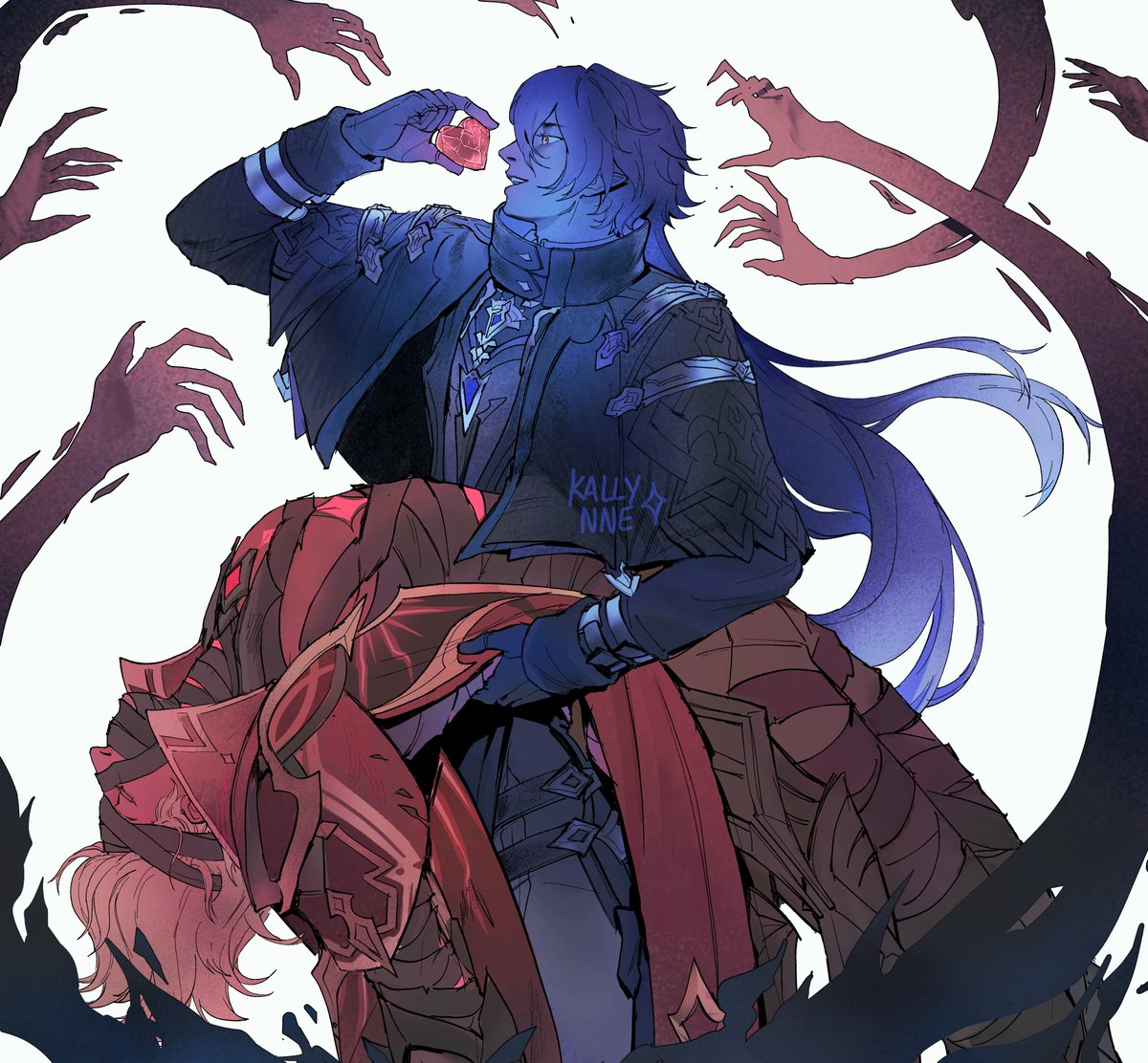 Kallynnei's tweet photo. Commission work for @/koit_626! 🤺
#Rerir #Flins https://t.co/QLgSMzDQdj
