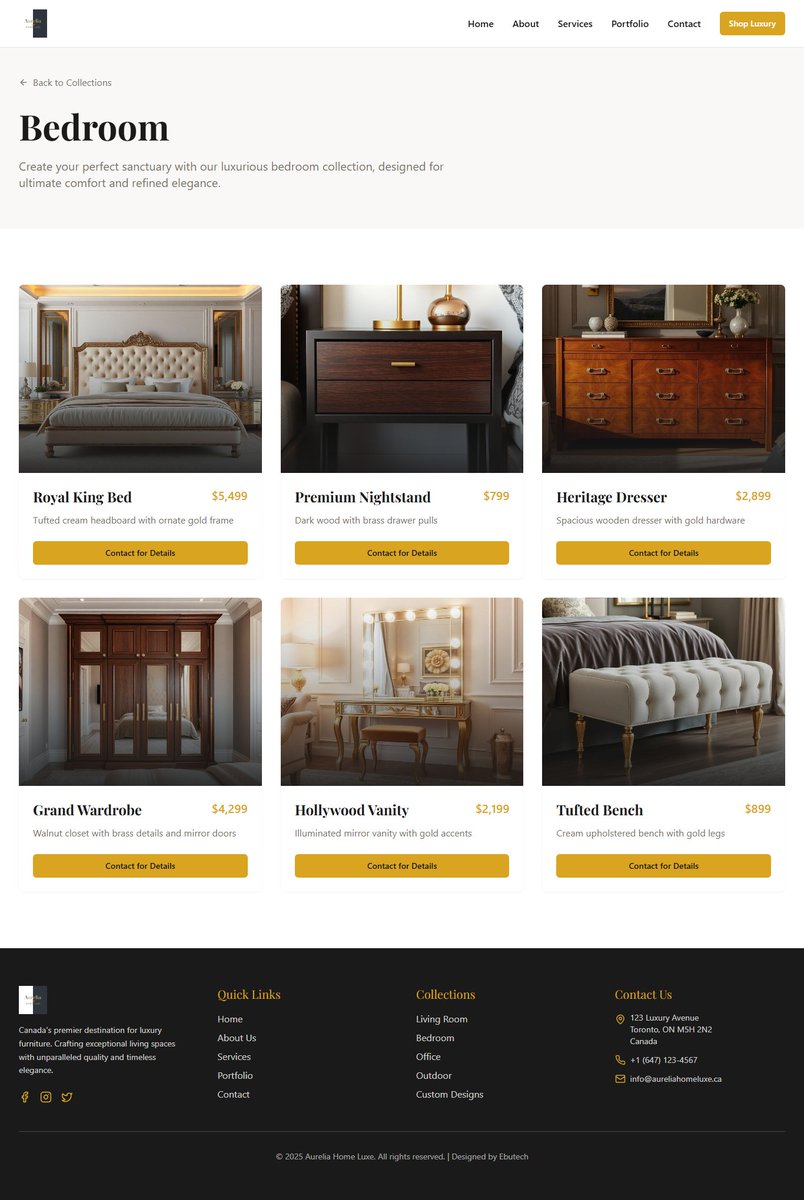 theebukaassist's tweet image. Just finished designing a luxury furniture website and I’m still obsessed 🤩
Clean, classy, and built to make you say “wow… I need this in my home.”
Creativity + good design = magic.
Let me know your thought on this design
#WebDesign #UXUI #DesignLife