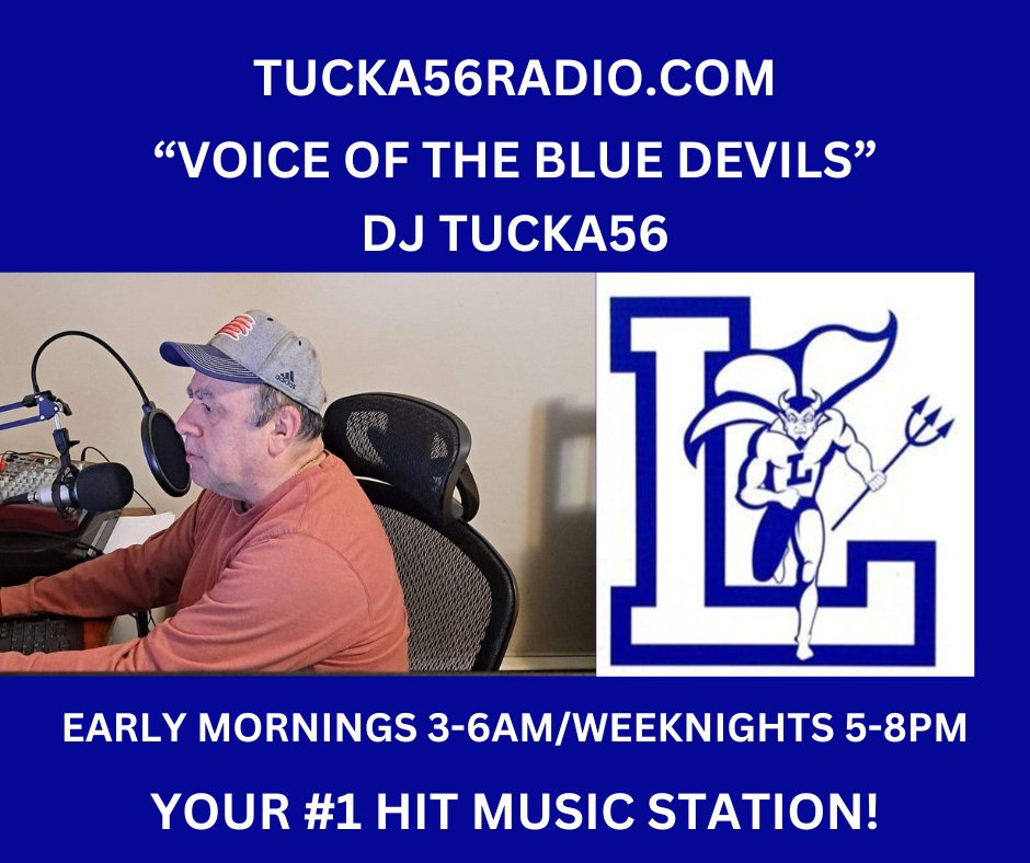 RadioTucka56's tweet image. GO Blue Devils!  Beat Fitchburg!
DJ Tucka56 3-6am #HappyThanksgviing
#TUCKA56RADIO #FallFun 
#TodaysHottestHits Your #1 #HitMusicStation
Non-Stop #HitMusic #Worldwide #listenNOW
(Stream ＆request is here👇🏻)
 🔗 getme.radio/tucka56radio  via @getmeradio