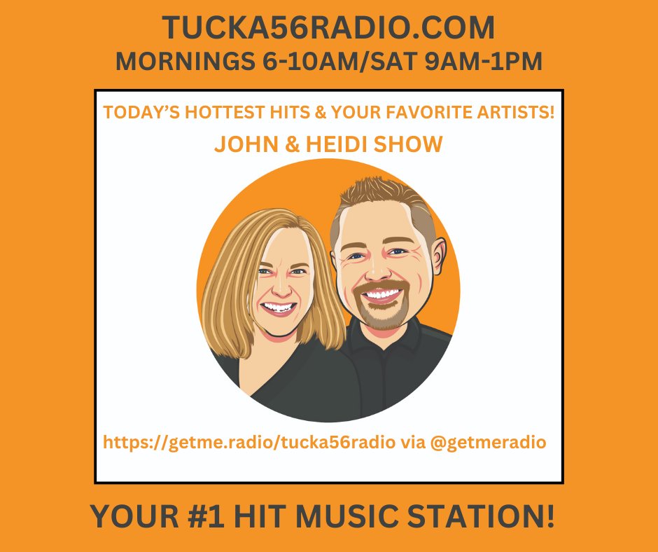 RadioTucka56's tweet image. #LISTENLIVE #TUCKA56RADIO #FallFun
I&apos;m listening to John &amp;amp; Heidi #HappyThanksgving on #TUCKA56RADIO on the Get Me Radio! platform 
(Stream ＆request is here👇🏻)
 🔗 getme.radio/tucka56radio  via @getmeradio
or tucka56radio.com
 #HitMusicStation #BTSSpotlight #TravisJapan