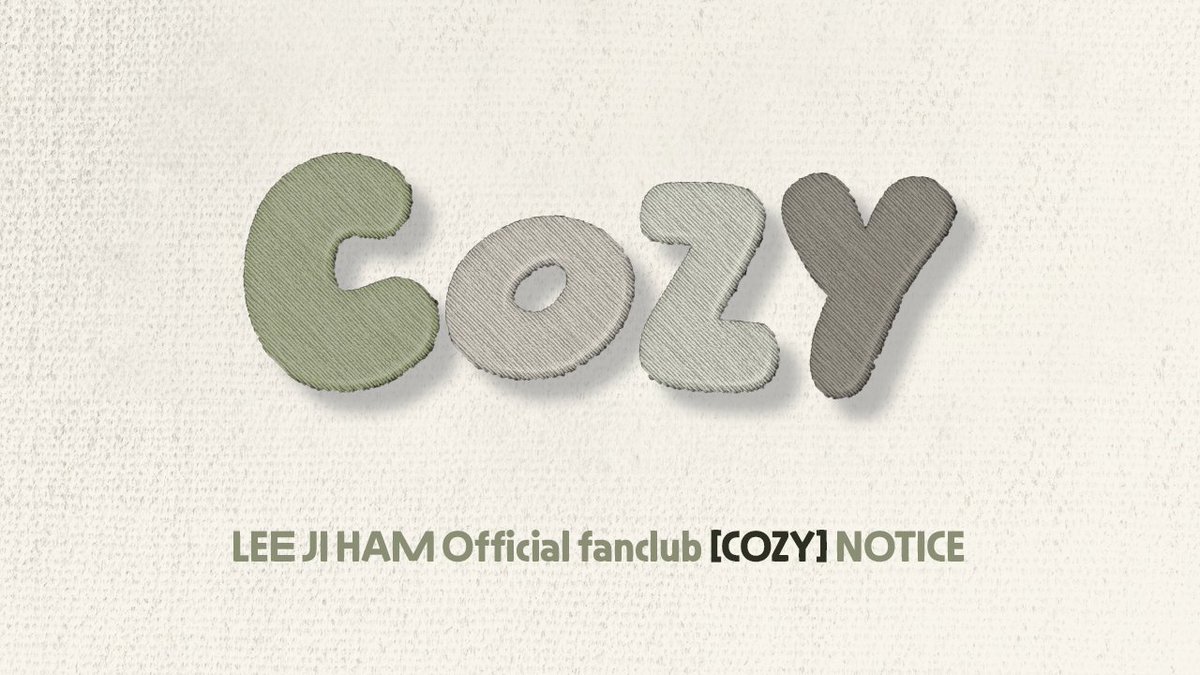 📢
이지함 공식 팬클럽 [#COZY] 모집 안내 

📆 오픈 일시
: 2025.12.01 (월) PM 12:00 ~ 상시

자세한 내용은 아래 이미지
및 공지 링크 참고 부탁드립니다.

🔗 bit.ly/4ptJeII

#LEEJIHAM #이지함 #Easyham #ジハム #코지