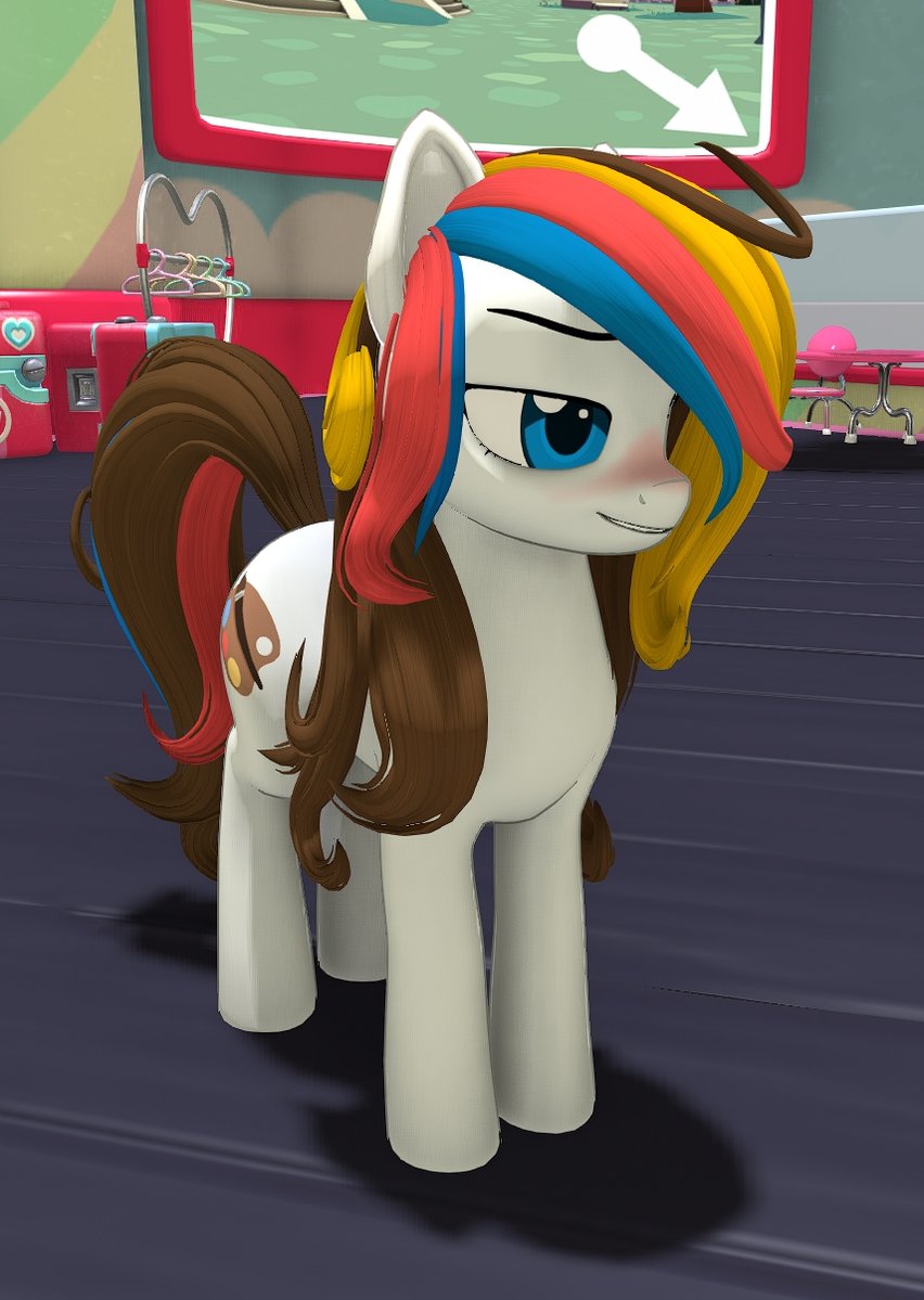 Titanium in 3D~
I took a pony base and edited it to look like Titanium, gave her a cutiemark and her hair colours.

#mlp #mlpfim #mlpg5 #mlpg4 #mlpart #3d #3DModel