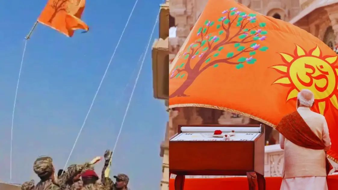 प्रधान सेवक से पहले सेना,  राम मन्दिर ध्वजारोहण में इंडियन आर्मी ने खूब निभाया साथ, 
भारत के वीर जवानों की कोटि- कोटि नमन 🙏🙏🙏🙏🇮🇳🇮🇳🚩🚩