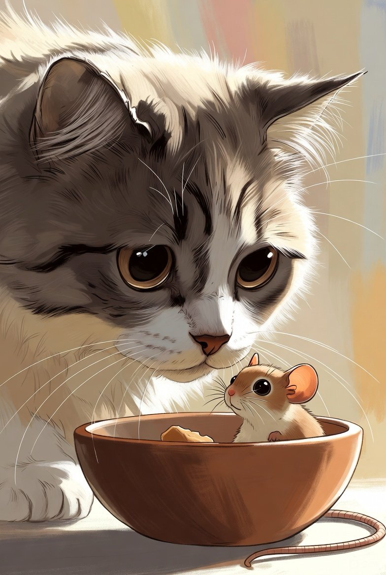 What’s a cat’s favorite dessert?
A bowl full of mice-cream.
A joke from Reader's Digest😀