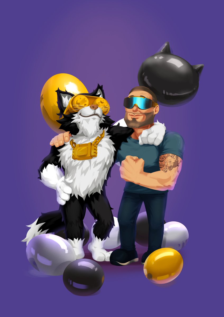 megacatstudios's tweet image. Wishing a massive Happy Birthday to the fearless leader of our pride and one of the coolest cats in the studio! 

Thank you for setting the creative vision, fostering our pawsome community, and inspiring every cat on the team.   

Happy Birthday, Sir J! 🥳