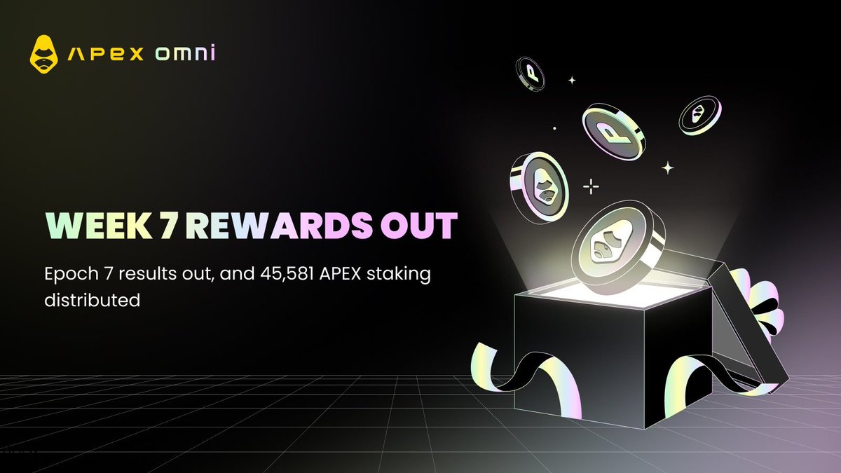 Good morning fam 🌞

<a href="/OfficialApeXdex/">ApeX Protocol</a> is truly unstoppable, and once again they’ve partnered with a prediction-market platform to push innovation and growth even further.
This is another real step forward for ApeX on its path to becoming a truly outstanding perp DEX.

Weekly