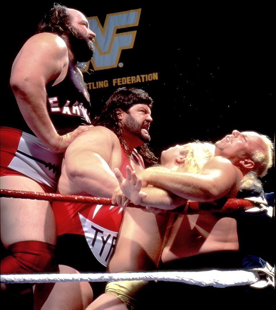 WWFWrestling1's tweet image. 📸 WWF In-Ring Action! #WWF #WWE #NaturalDisasters