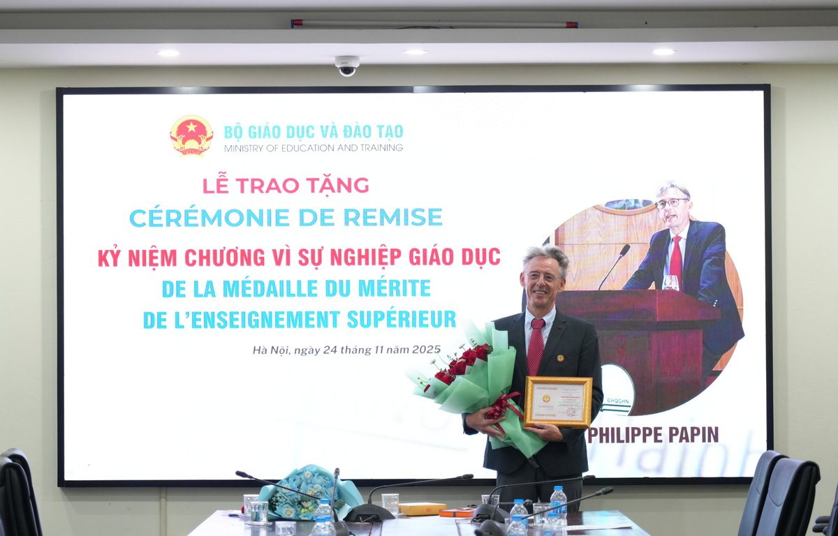 Hanoï : cérémonie de clôture du projet Vietnamica
Toutes les infos ici : tinyurl.com/5fnvjvta