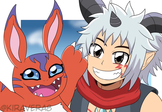 best boy Coo! best boy Aegiomon! #DigimonStoryTimeStranger