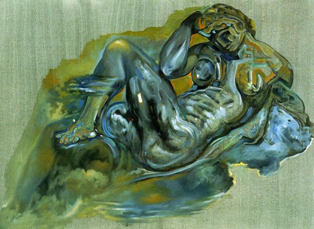 Untitled (After 'The Night' by Michelangelo), 1982 #artbots #dali