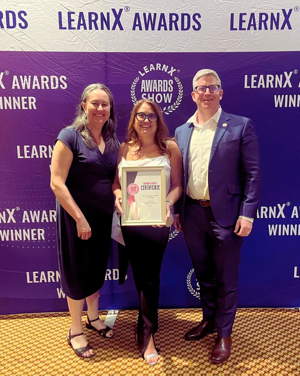 Open_LMS's tweet image. HUGE Congrats to our client, @AusContinence, for winning the Diamond LearnX Award last night in Melbourne! 💎🏆
Recognizing their top-tier Compliance Training powered by Open LMS. So proud to partner with a winner! 🎉

#LearnXAwards #ComplianceTraining #LMS #ClientWin