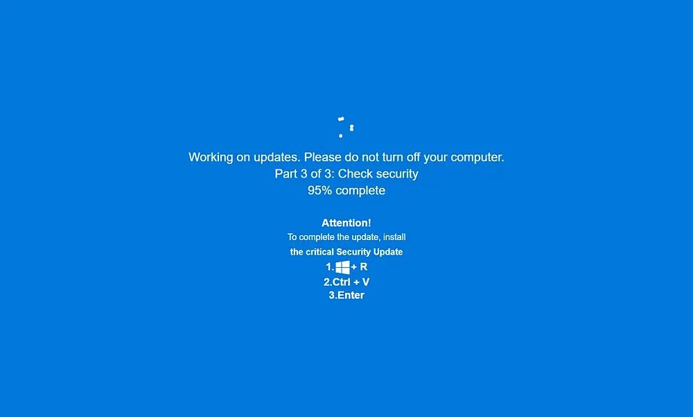 pc_watch's tweet image. 偽の「Windows Update」画面からマルウェア感染させる手口「JackFix」が流行中 pc.watch.impress.co.jp/docs/news/2066…