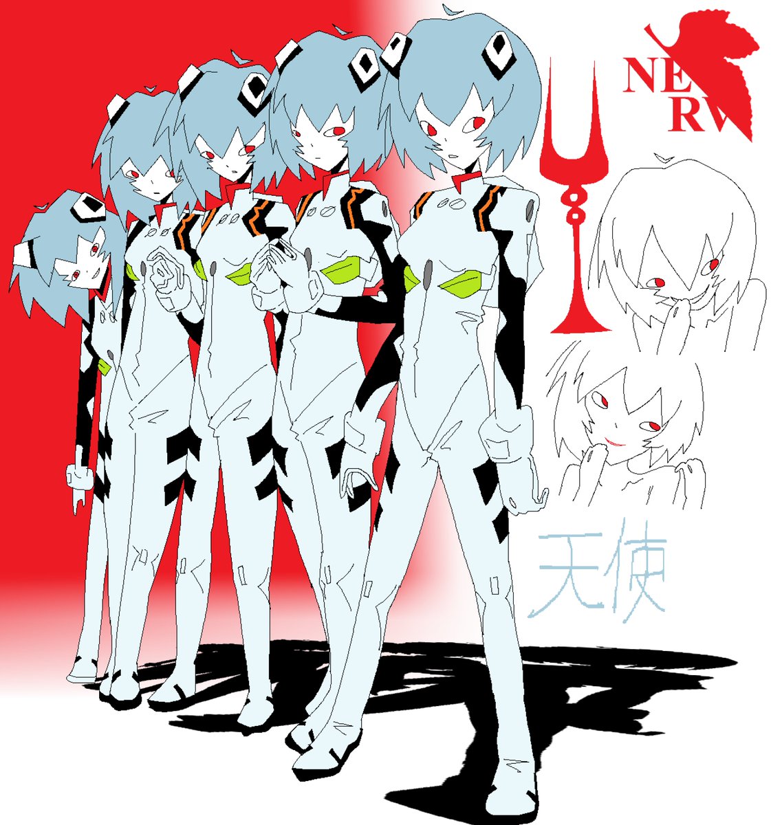 ChewChewer's tweet image. Unit-00.