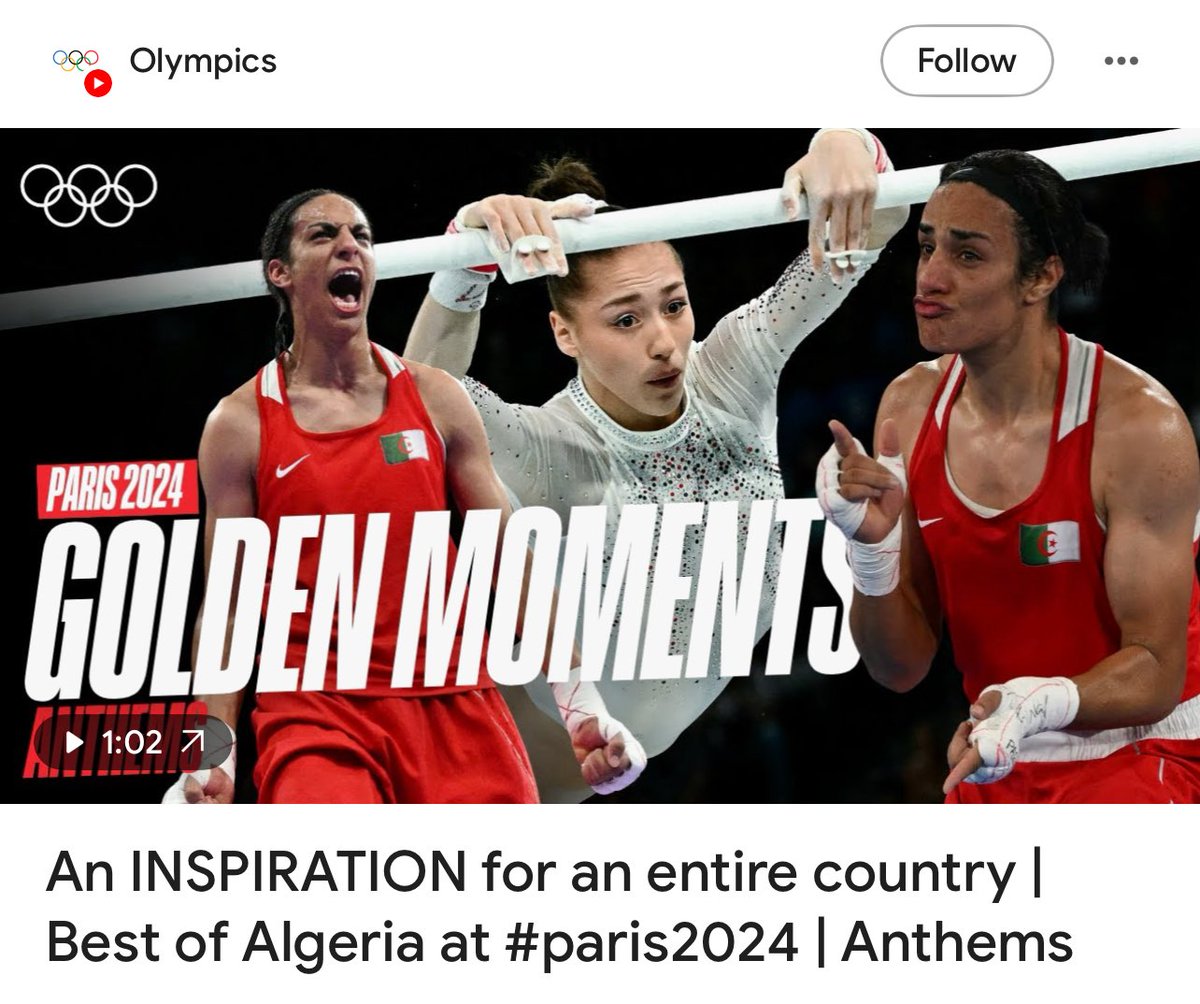 preta_6's tweet image. 🚨The official @Olympics YouTube channel posted this video 16 hours ago. 

Those of us thinking that the IOC would ban men from women’s sports may have been had. Not a good sign.