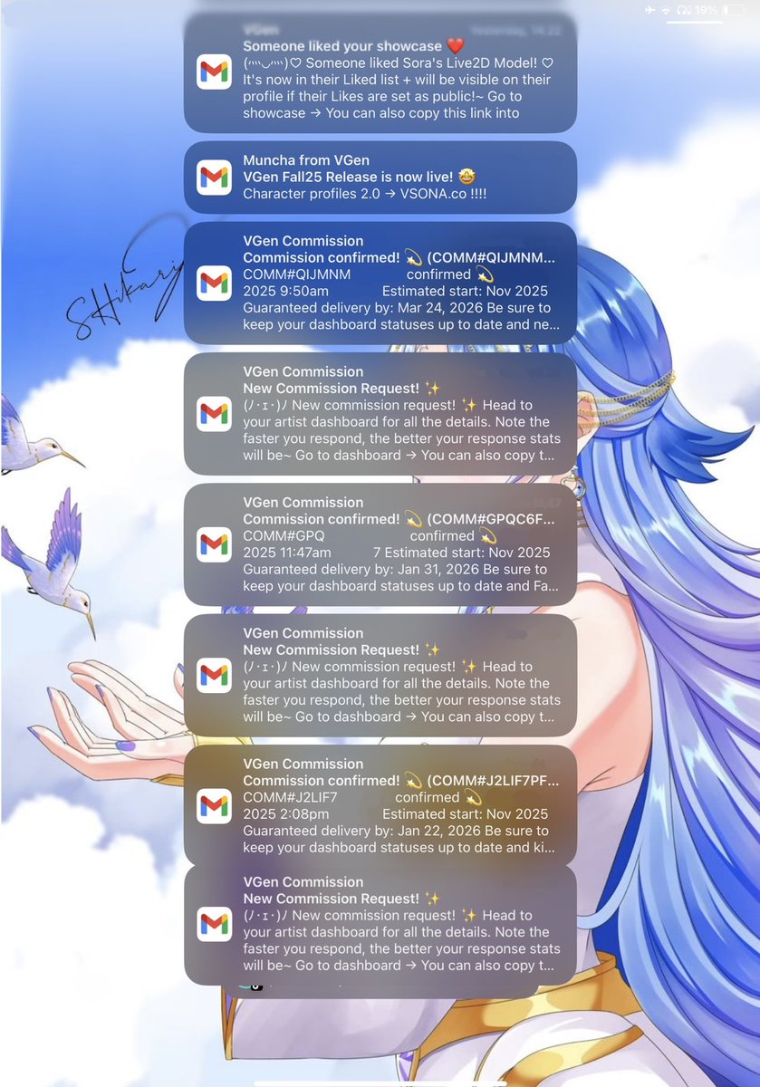 hikarisoraaa_'s tweet image. DAANGGGGG!! i’m feeling it again so many notifications popping up! to all the #smallartist out there, i hope you get to experience this too! keep shining (づ&amp;gt; v &amp;lt;)づ💜

⋆˙⟡ #ArtistOnTwitter #moots #VGen ⋆˙⟡ ⋆