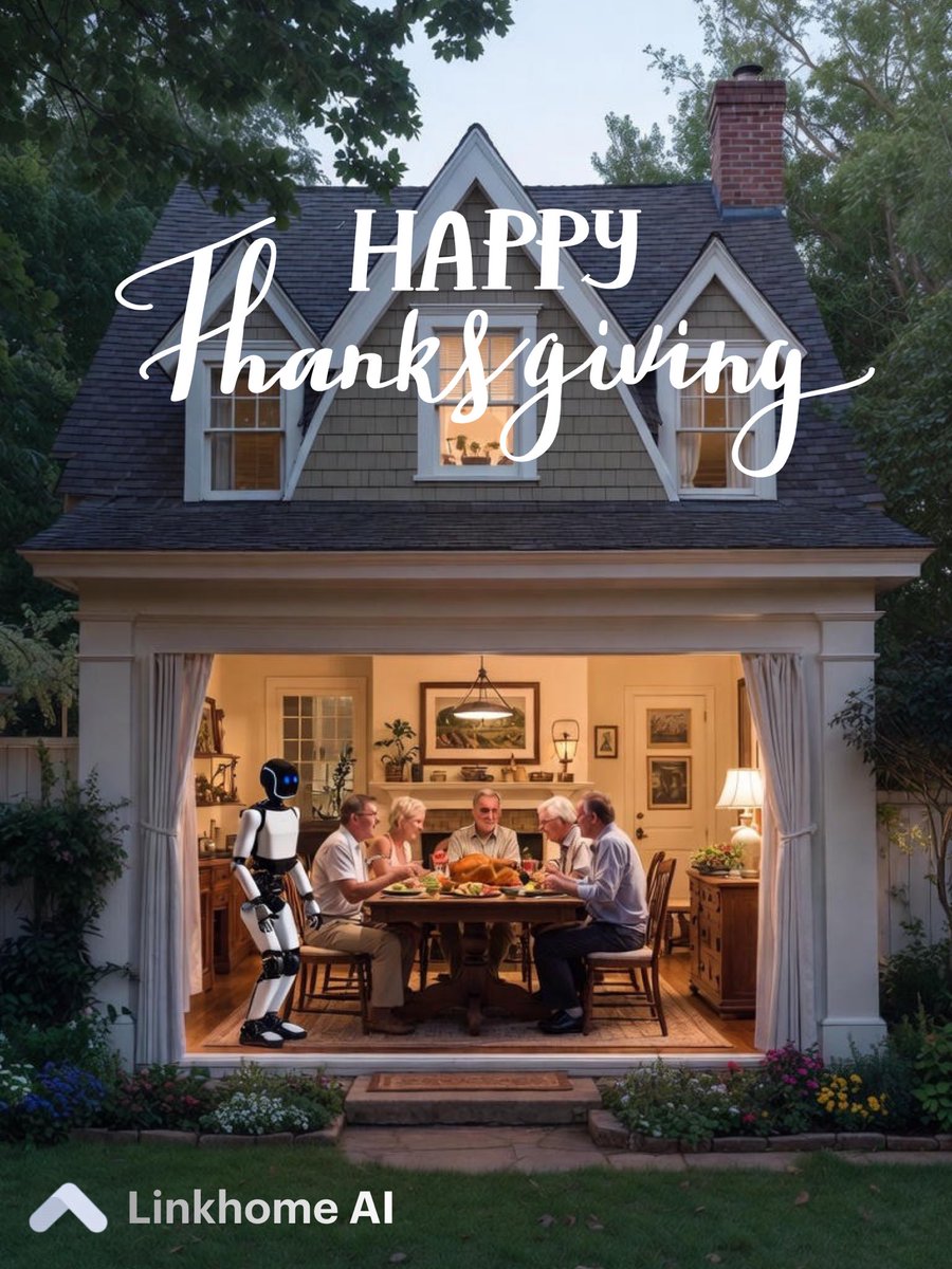 🍁This year moved fast—work, goals, growth.
But today reminds us： the real blessing is simple—family, warmth, love, home.

Home isn’t just real estate.
It’s connection, memory, and belonging.

🦃 Happy Thanksgiving from Linkhome AI — where home begins.
#Thanksgiving #home