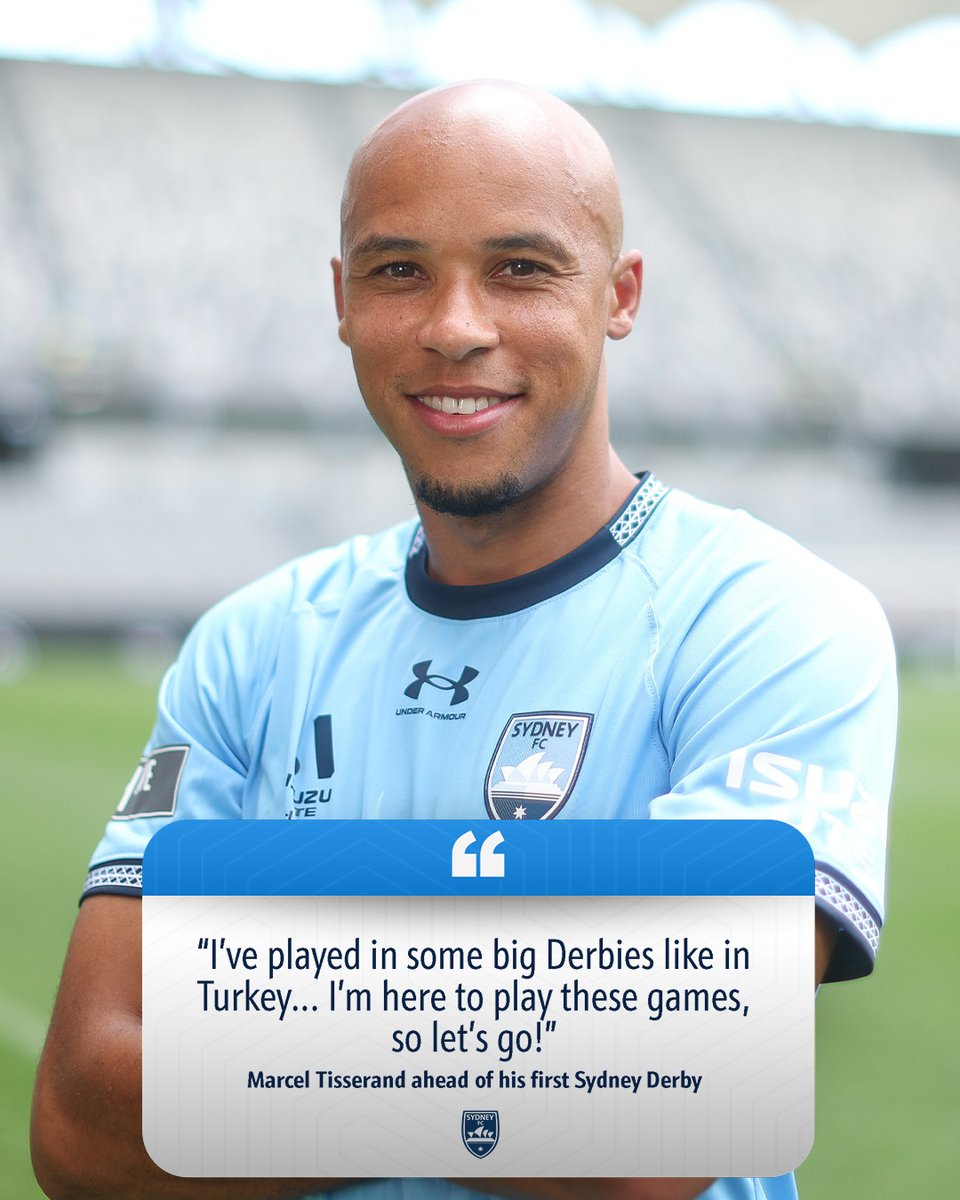 Marcel Tisserand will be using every part of his international experience on Saturday night at CommBank Stadium 🌍💪

🗣️ Hear more from the big man 🗞️👉 shorturl.at/V5QnW

#SydneyIsSkyBlue | #SydneyDerby
