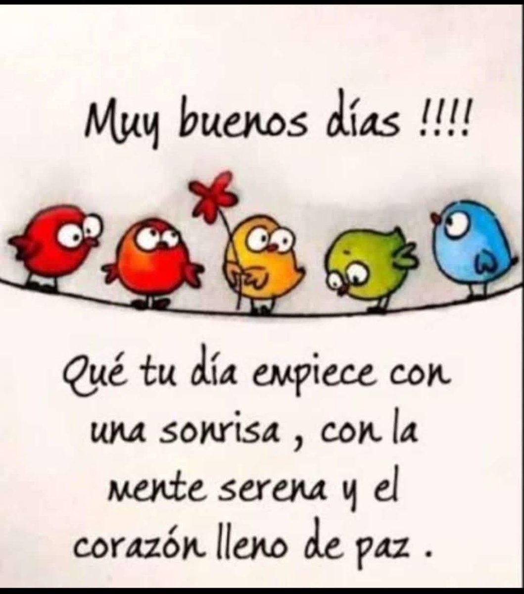 Buenos días feliz jueves 😊