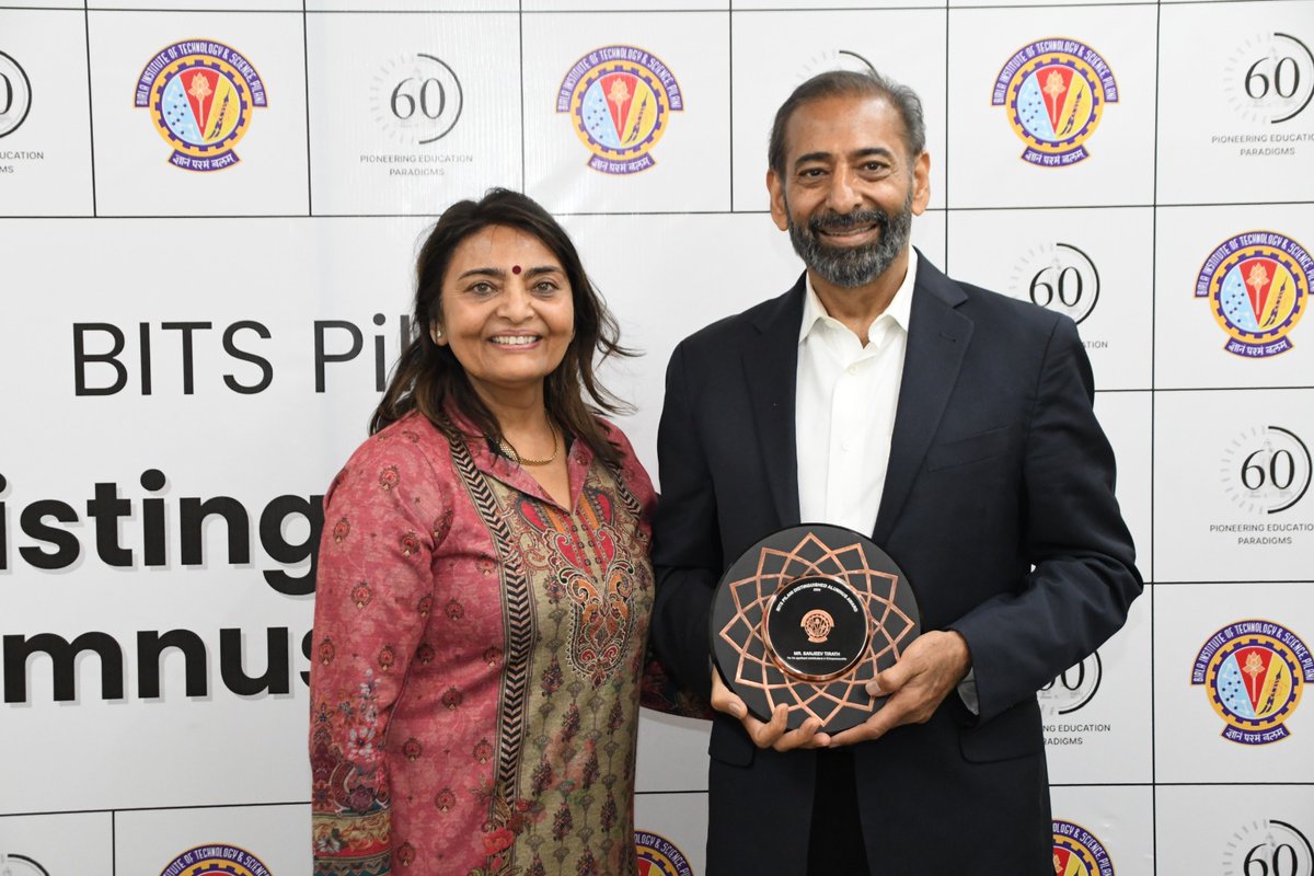 #BITSPilani was honoured to host Mr. Sanjeev Tirath, Batch of 1978–1983 (EEE) and recipient of the Distinguished Alumnus Award (DAA) 2024, during his campus visit on November 26, 2025. 

<a href="/bitspilaniindia/">BITS Pilani</a> <a href="/BITSPilaniGoa/">BITS Pilani, Goa</a> <a href="/BITSPilaniDubai/">BITS Pilani Dubai</a> <a href="/BITSAA/">BITSAA International</a> <a href="/bitshyd/">BITS Hyderabad</a> <a href="/BITSPilani_WILP/">BITS Pilani WILP</a> 
#BITSian