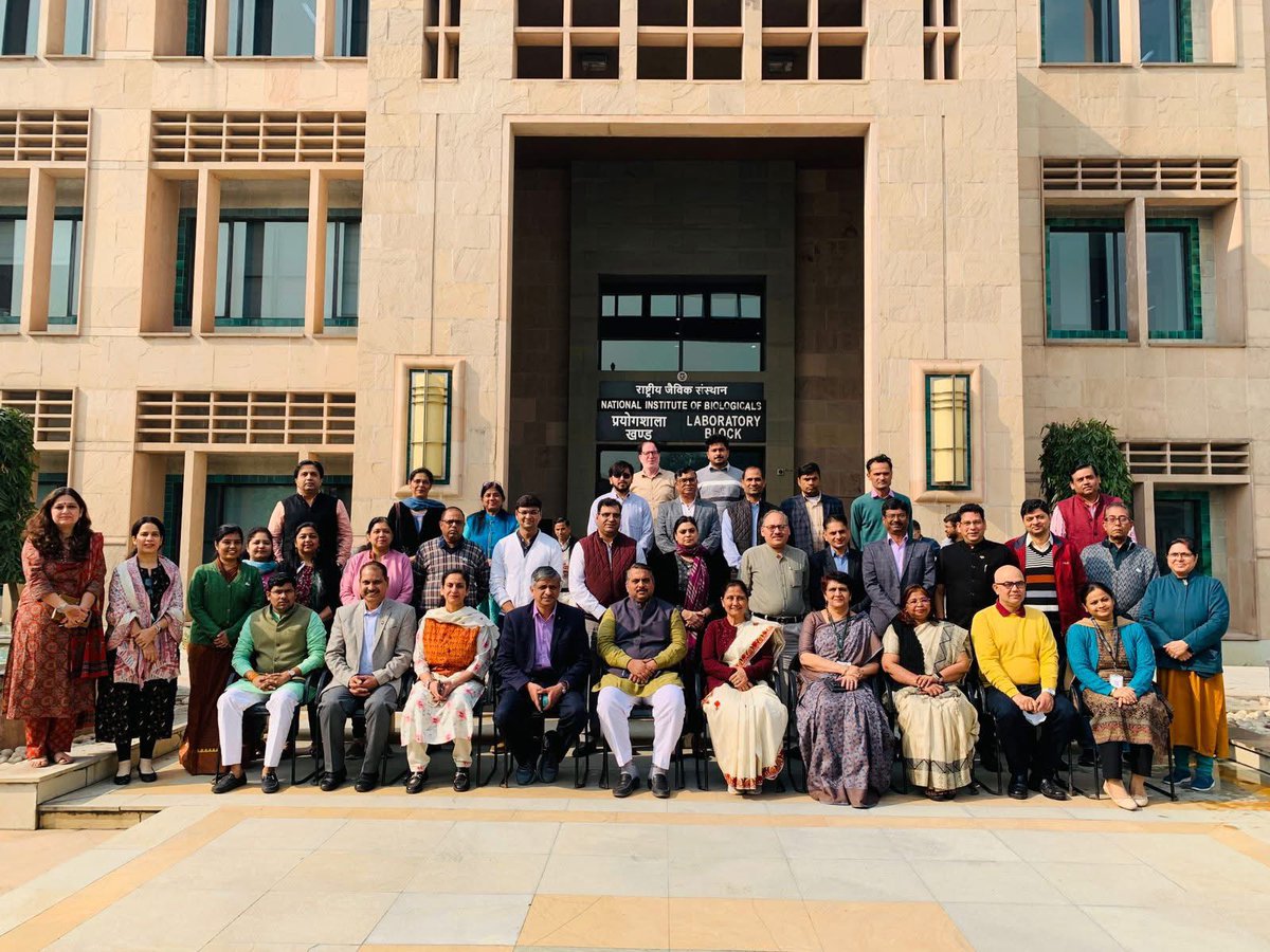 ViBHaMeerut's tweet photo. India International Science Festival Curtain Raiser Programme was successfully conducted at the National Institute of Biological Sciences, Noida, in the gracious presence of Shri Praveen Ramdas ji, National Joint Organizing Secretary, Vigyan Bharati. https://t.co/hmif6KHAUU