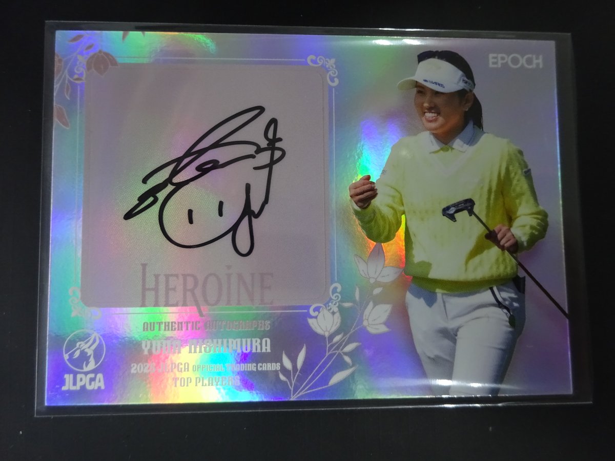 西村優菜選手サイン入りフォトミント（ファンクラブ数量限定） ミントモール / MINT 千葉店 / EPOCH JLPGA 日本女子プロゴルフ TOP