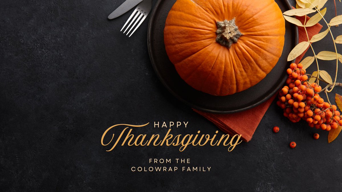 ColoWrap's tweet image. 🦃 Stuffed with gratitude! This Thanksgiving, we’re thankful for our amazing customers and the chance to make a difference for healthcare teams and patients. Wishing you comfort, ease, and smooth moments - on the table and off.

#HappyThanksgiving #ColoWrapCares #SmartSupport