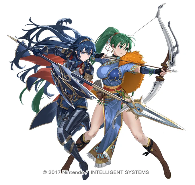 『ファイアーエムブレムヒーローズ』で「闇を晴らす煌星 リン」を描きました! 柔と剛 #FEHeroes #FEヒーローズ
